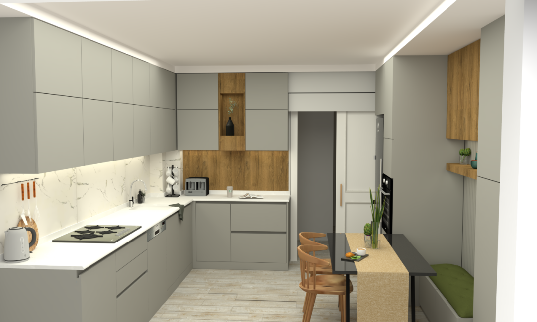 MDF Kapak - Edirne Mutfak Dolabı